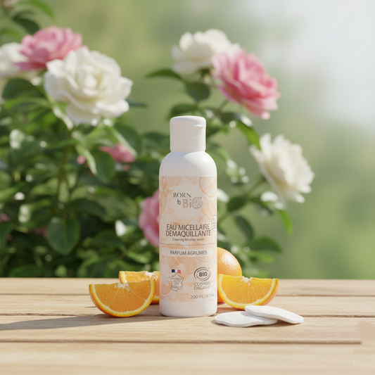 Acqua micellare ambientata