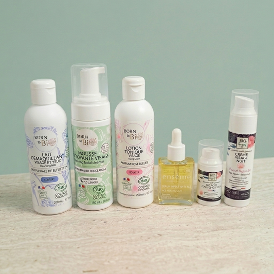 Kit routine serale pelle normale -secca con siero