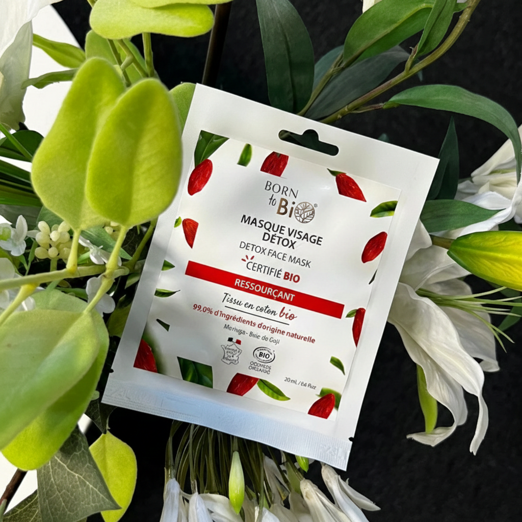Maschera Detox ambientata