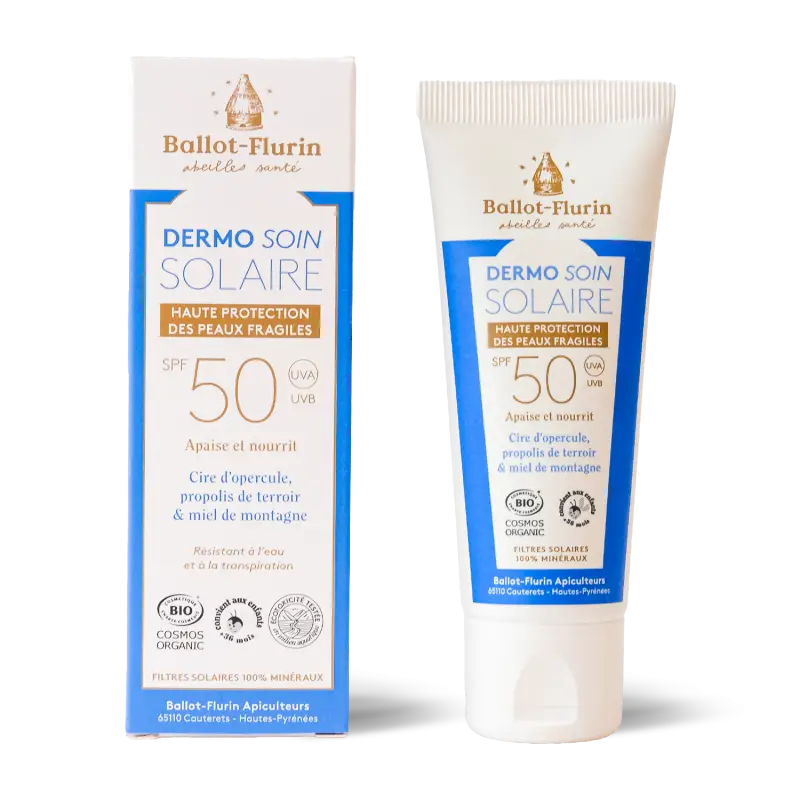 Protezione solare alla propoli SPF 50, anche per bambini