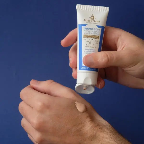 Protezione solare alla propoli SPF 50, anche per bambini